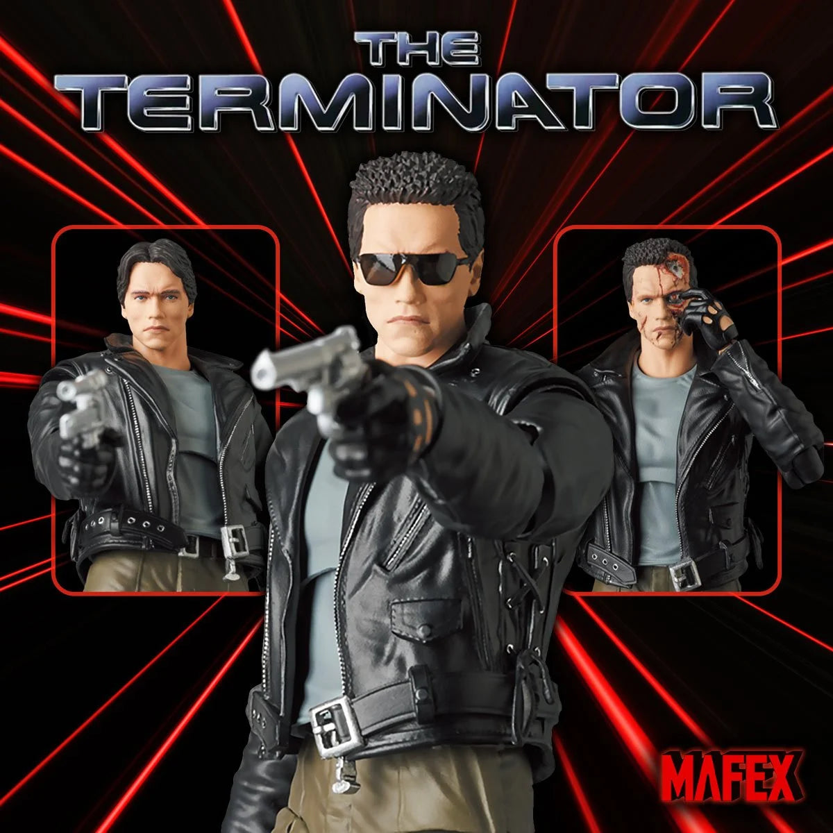 Terminator Figures The Terminator T-800 MAFEX Action Figure – MyLostToy