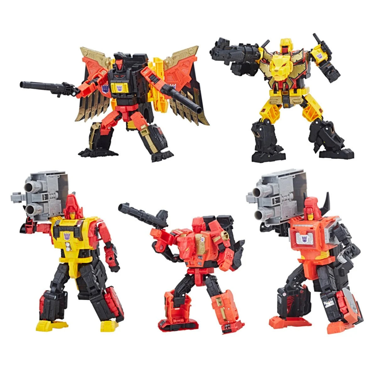 Transformers -  Power of the Primes - Predaking - Combiner Team Set