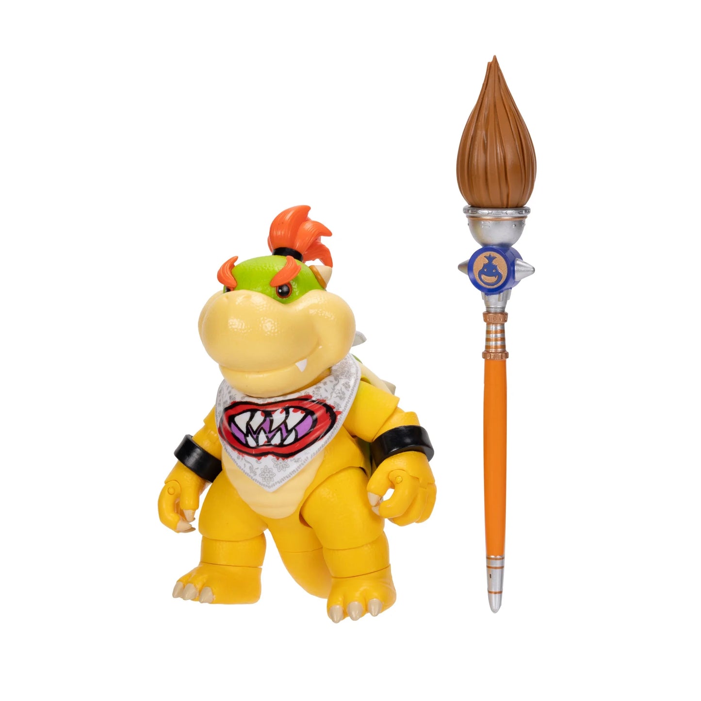 Jakks - The Super Mario Galaxy Movie - Bowser Jr. Figure with Paint Brush Accessory