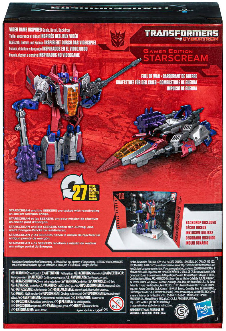 Pre-Order - Transformers Studio Series Voyager Class Gamer Edition War for Cybertron Starscream