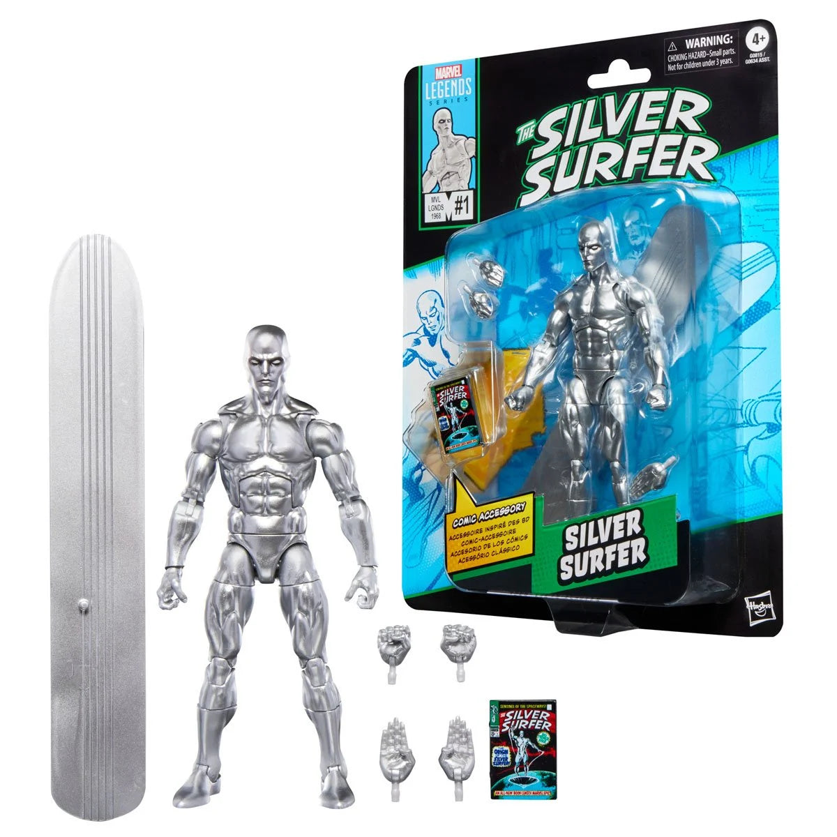 Marvel Legends - Astonishing X-Men -Silver Surfer - 6 inch Action Figure