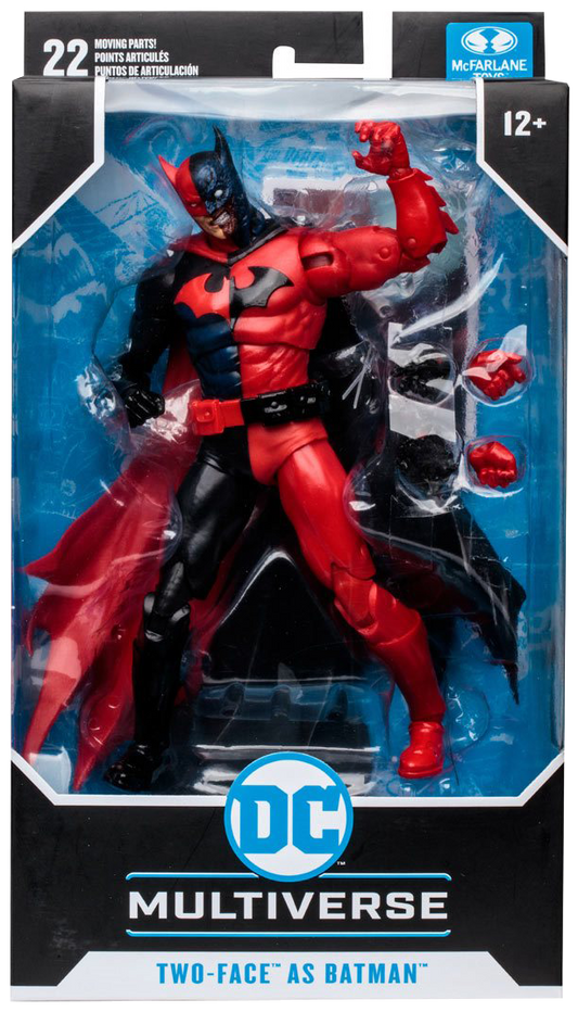 DC Multiverse Batman: Reborn Two-Face as Batman 7-Inch Scale Action Figure