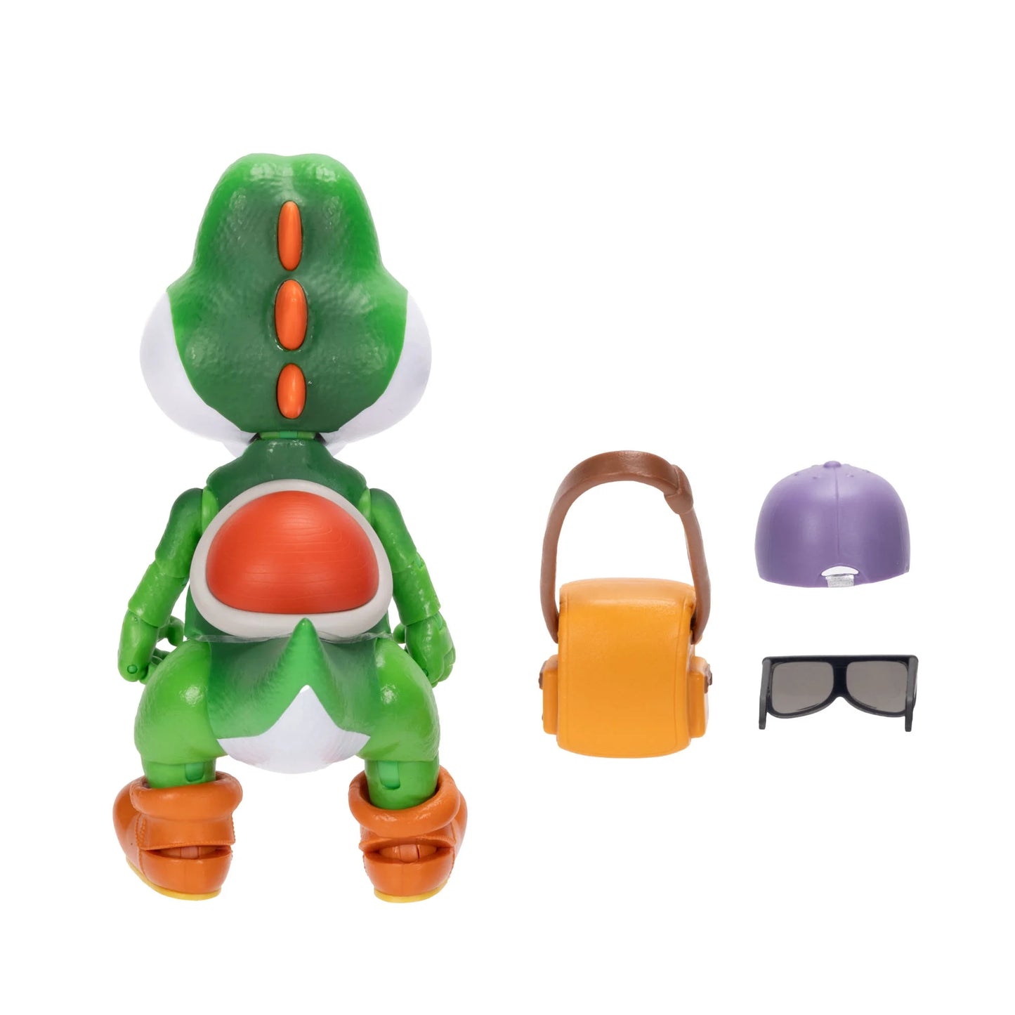 Jakks - The Super Mario Galaxy Movie -Yoshi figure with Hat, Sunglasses, and Satchel