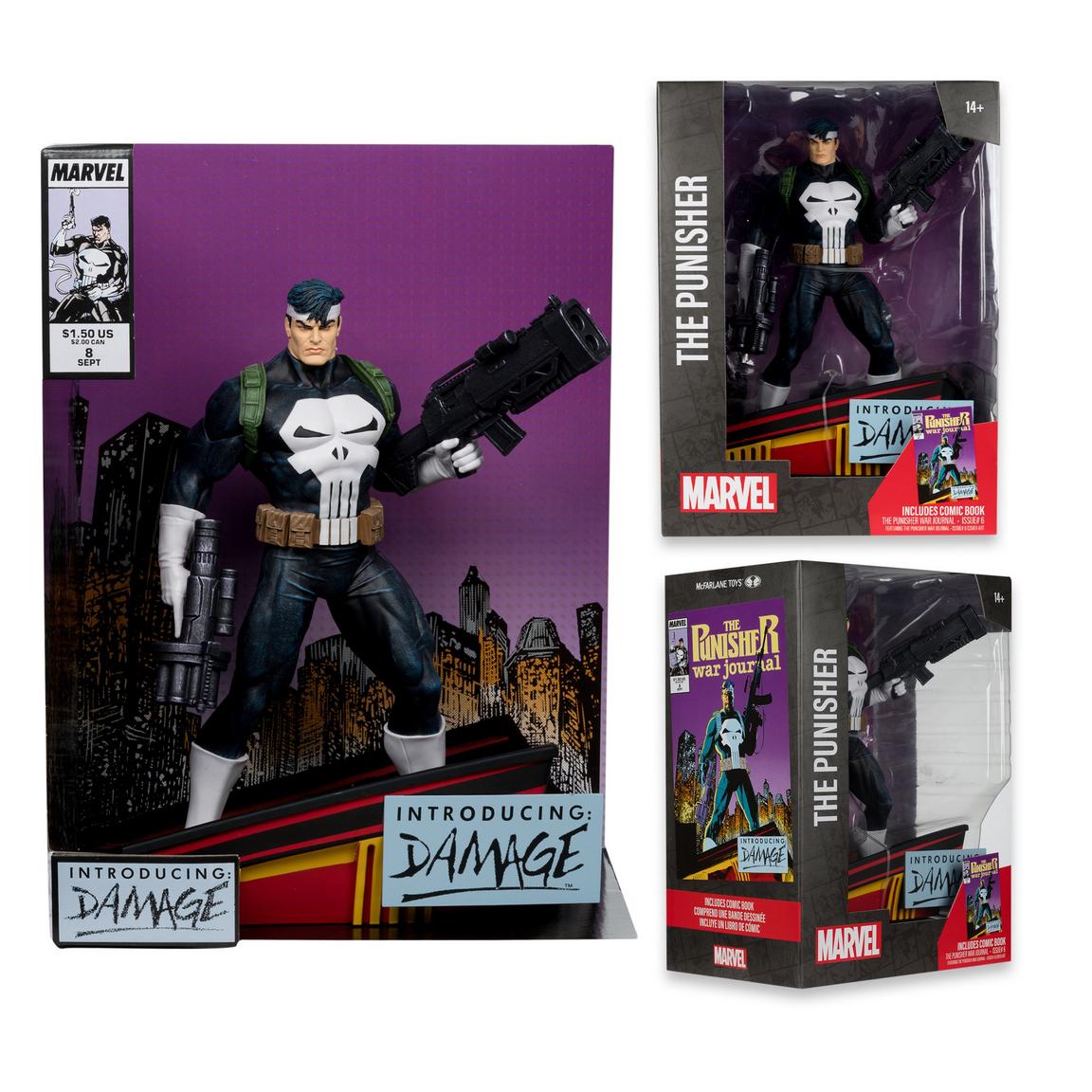 McFarlane Toys Marvel Collection -  The Punisher War Journal -  The Punisher (Issue 8) 1:6th Scale Figure