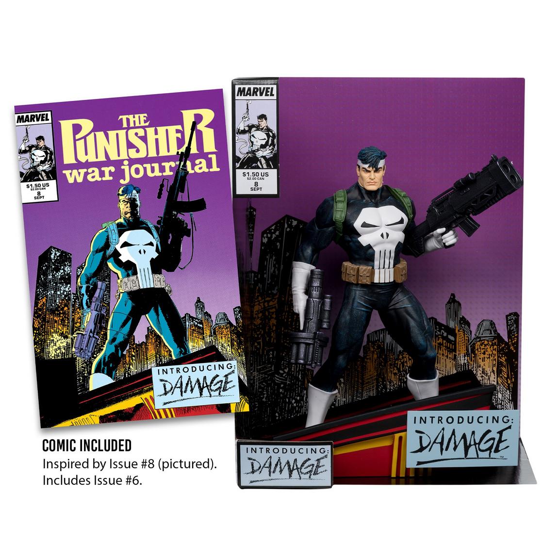 McFarlane Toys Marvel Collection -  The Punisher War Journal -  The Punisher (Issue 8) 1:6th Scale Figure