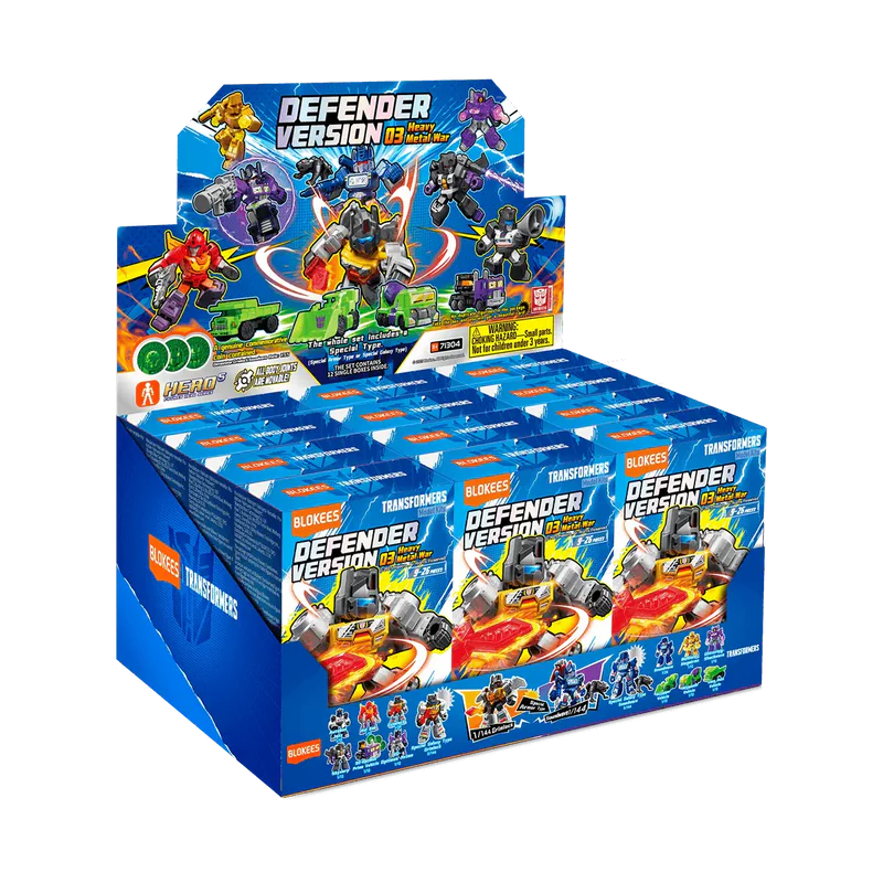 Blokees - Transformers -  Defender Version 03 - Heavy Metal War - Case of 12