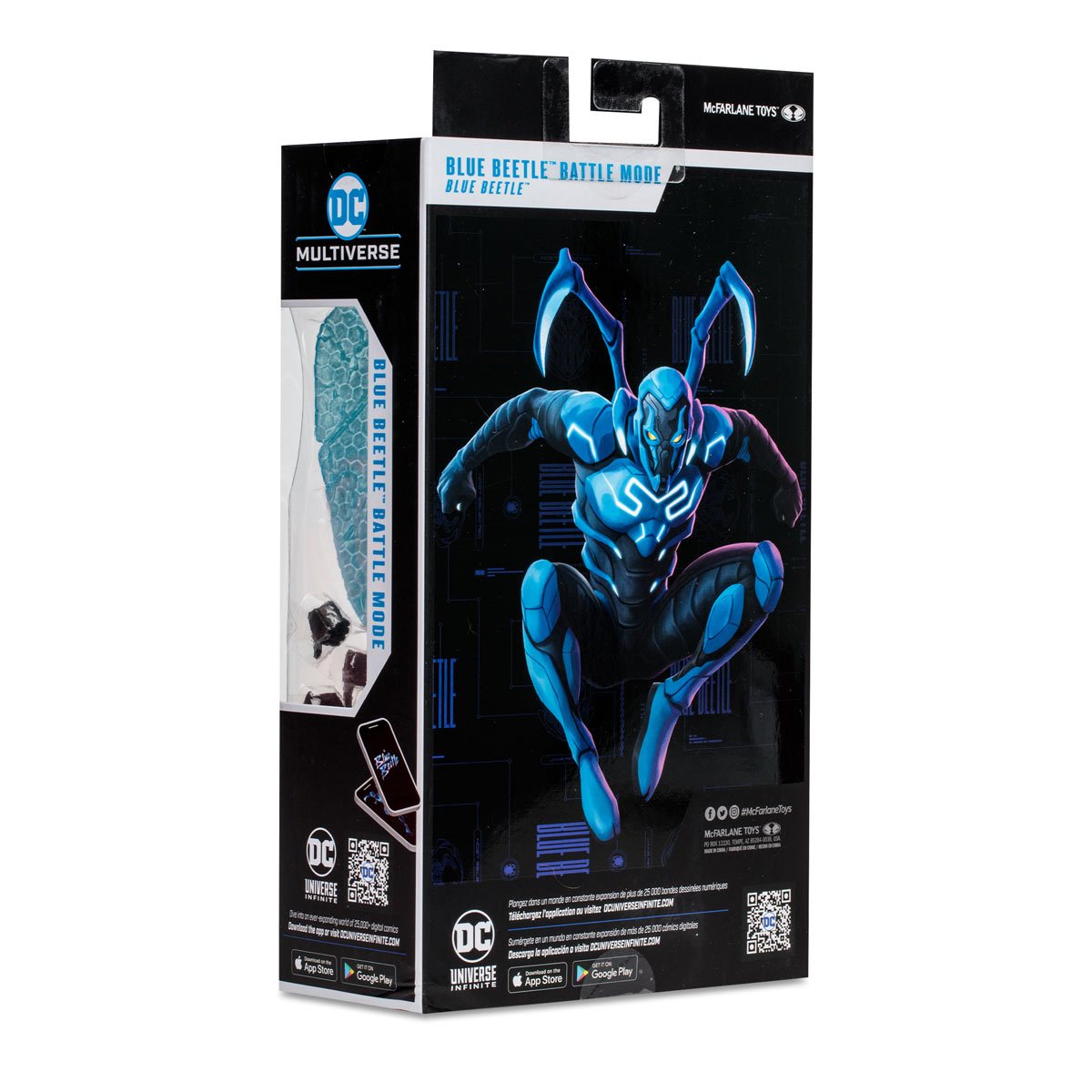 DC Blue Beetle Movie Blue Beetle Battle Mode 7-Inch Scale Action Figure