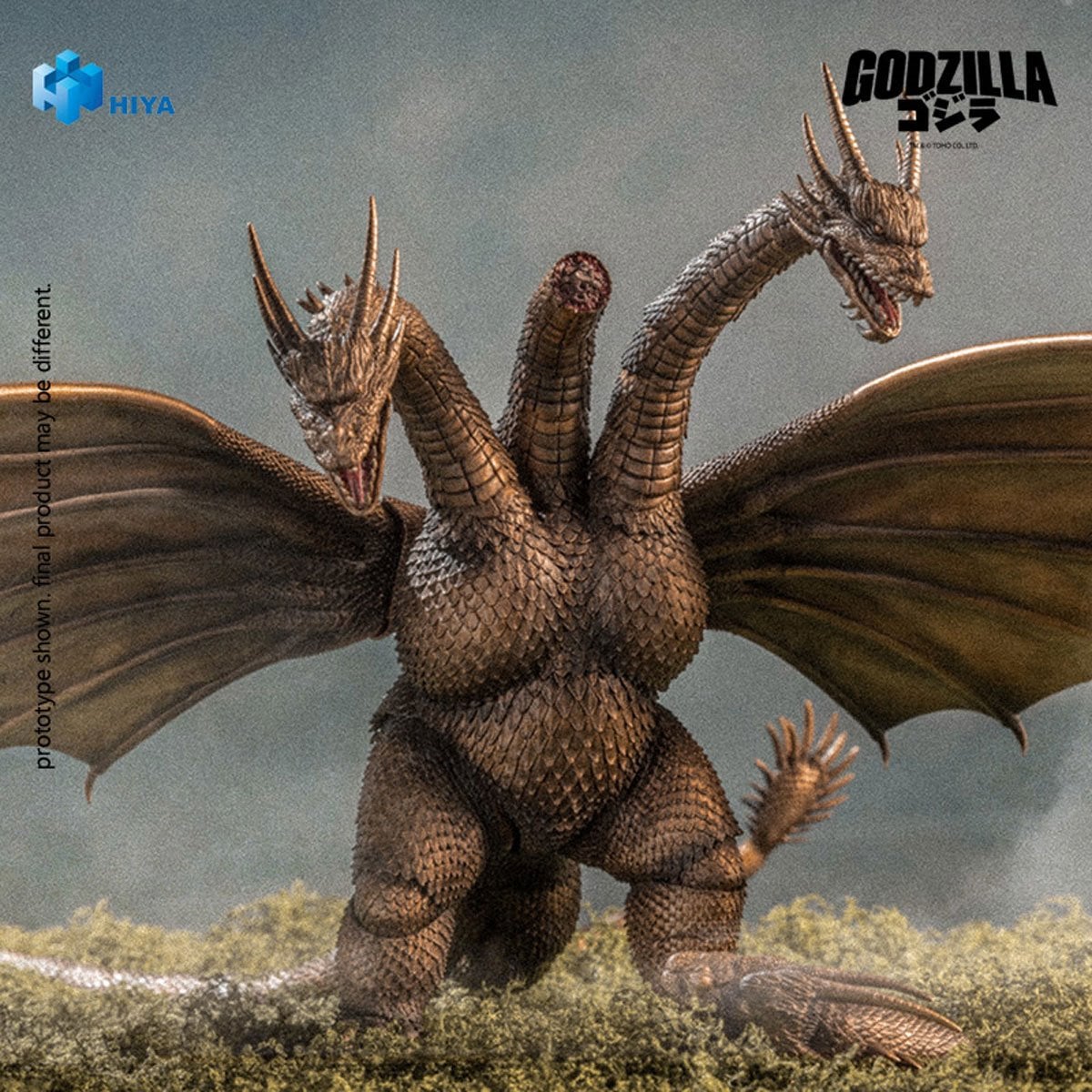 Hiya - Godzilla vs. King Ghidorah 1991 King Ghidorah Battle Damaged Exquisite Basic Figure