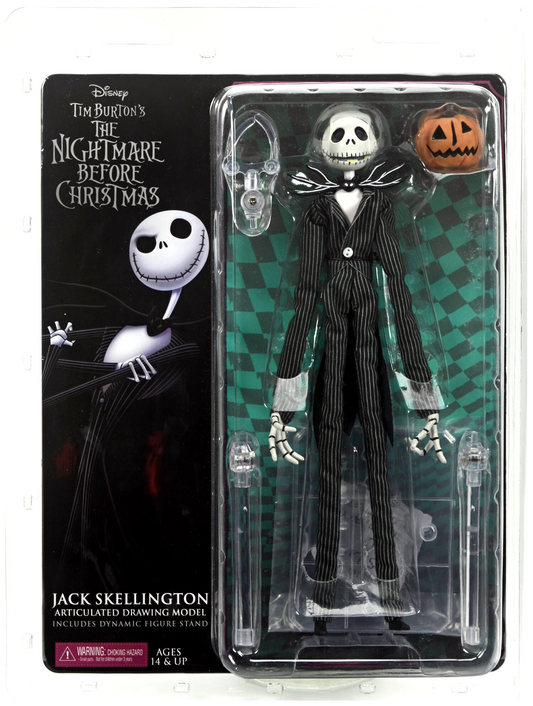 NECA - Jack Skellington with Pumpkin 9” Articulated Figure