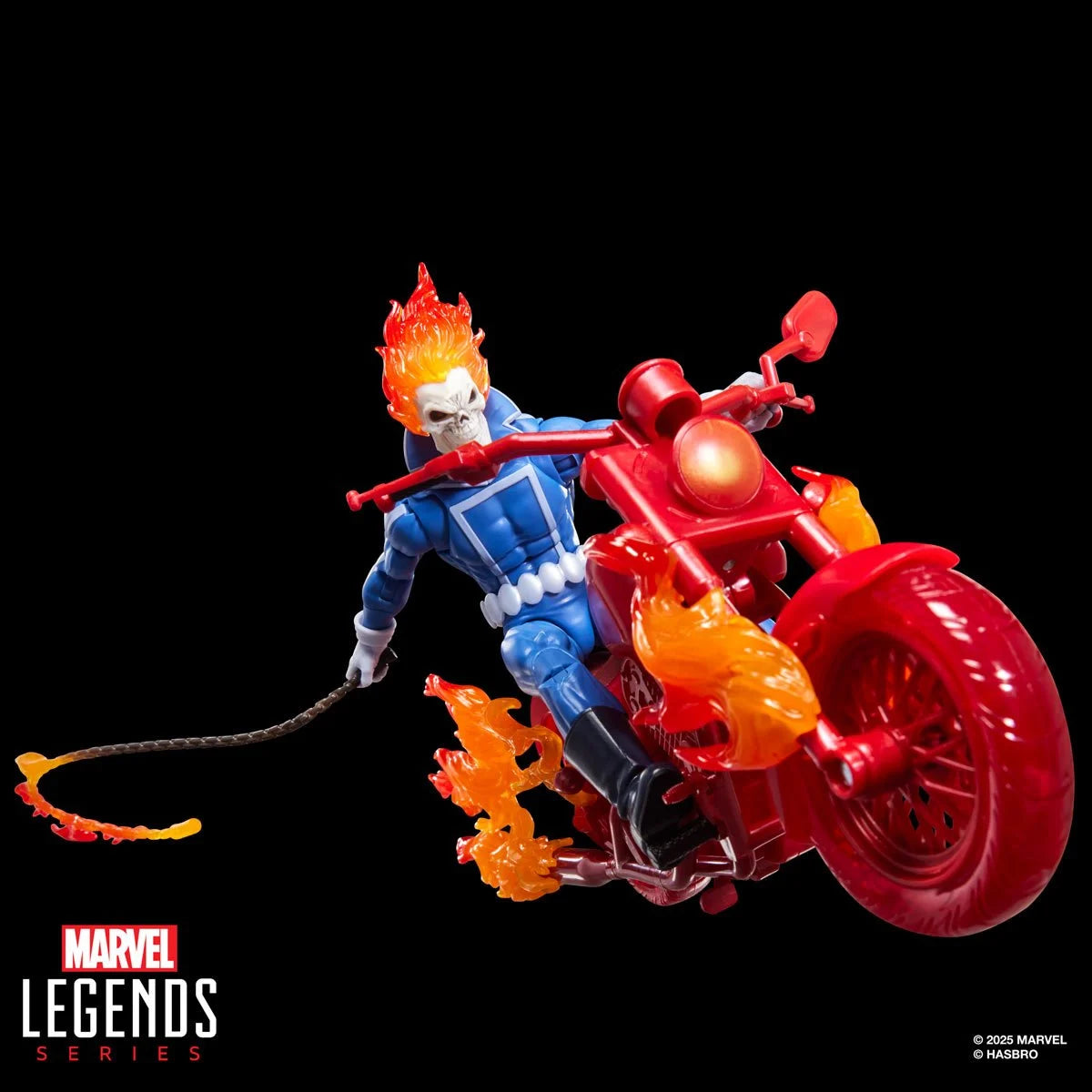 Marvel Legends - Ghost Rider - Johnny Blaze - 6 Inch Action Figure with Motorcycle