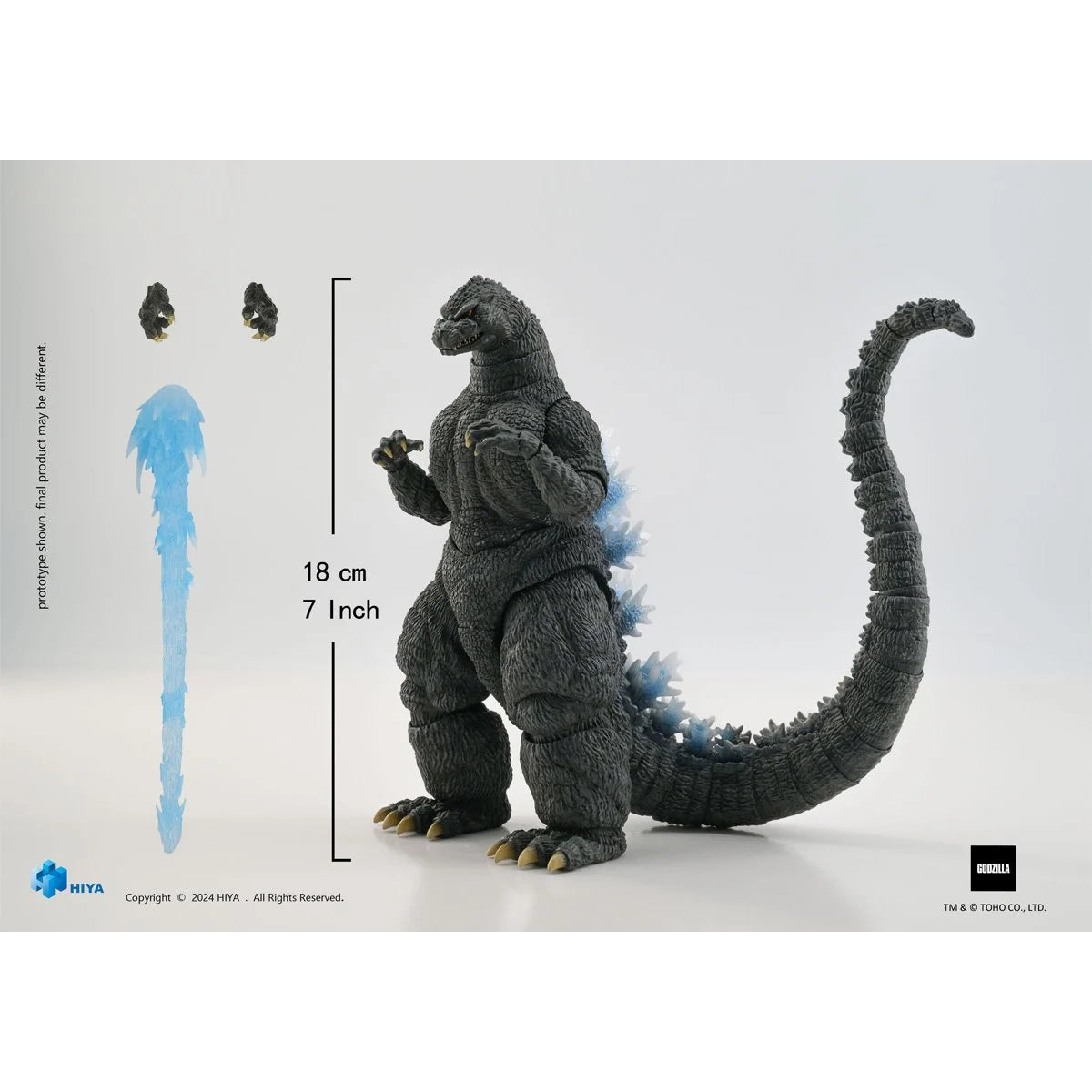 Hiya - Godzilla Vs. King Ghidorah 1991 - Godzilla Heat Ray - Hokkaido Version - Exquisite Basic Action Figure