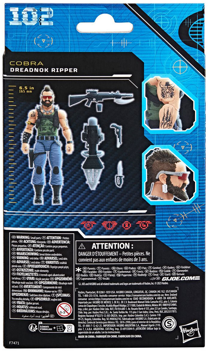 G.I. Joe Classified Series Dreadnok Ripper 6-Inch Action Figure