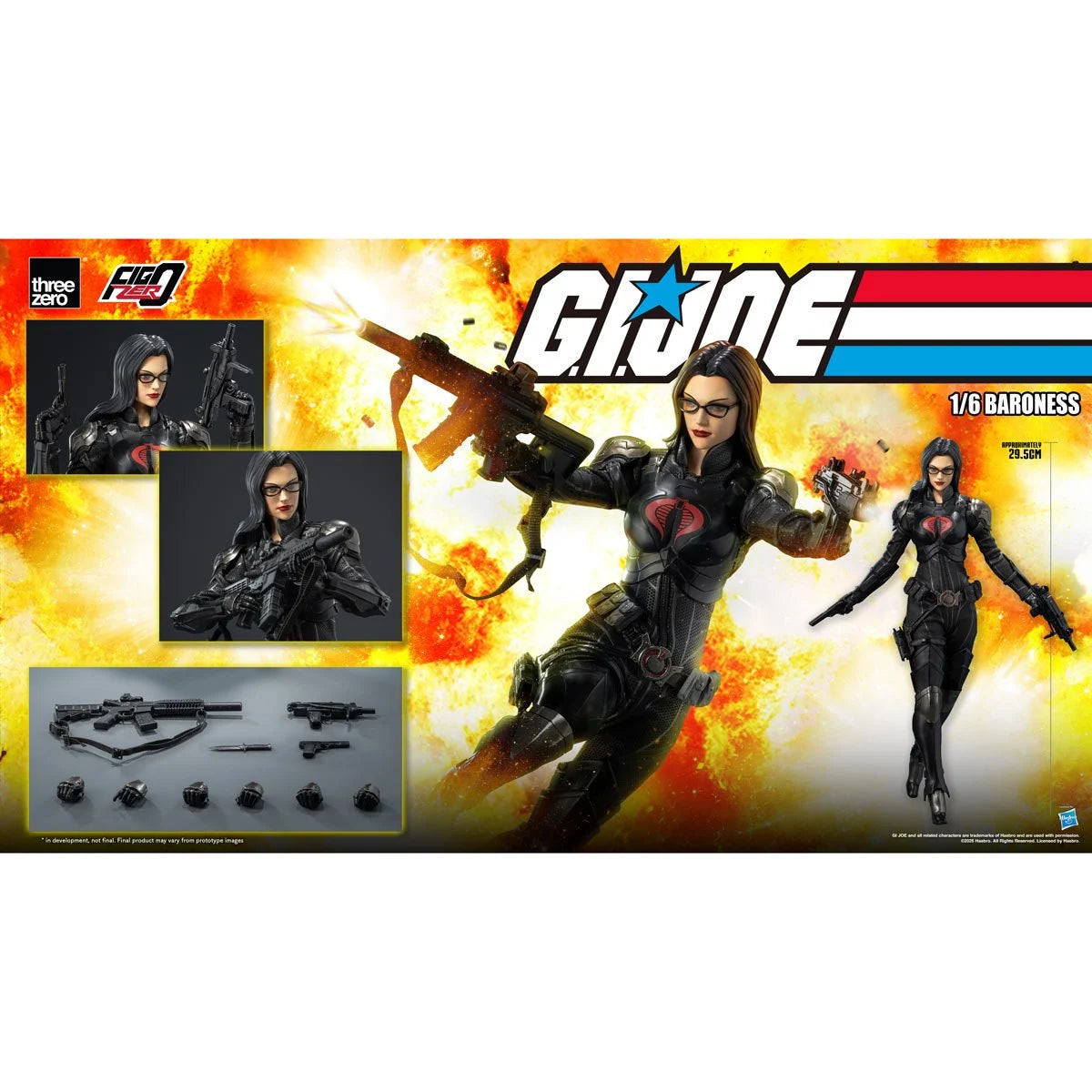ThreeZero - FigZero - G.I. Joe - Baroness - 1:6 Scale Figure