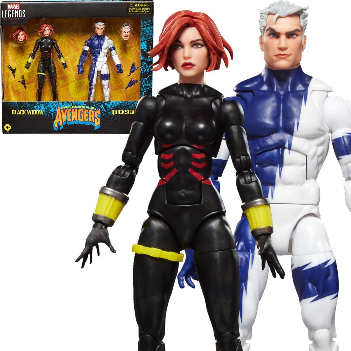 Marvel Legends - Avengers - Black Widow and Quicksilver - 6 Inch Action Figure