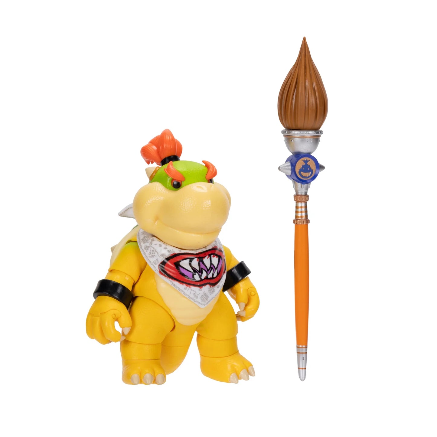 Jakks - The Super Mario Galaxy Movie - Bowser Jr. Figure with Paint Brush Accessory