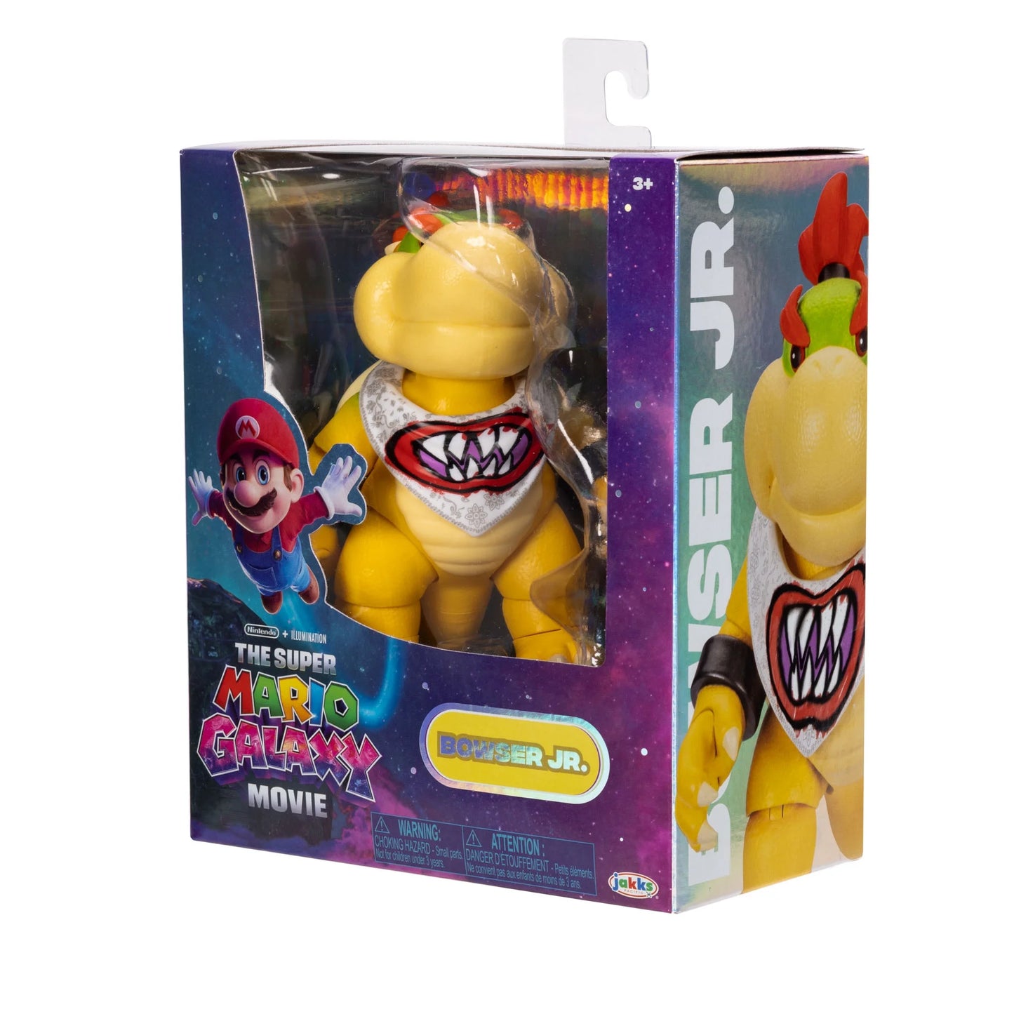 Jakks - The Super Mario Galaxy Movie - Bowser Jr. Figure with Paint Brush Accessory