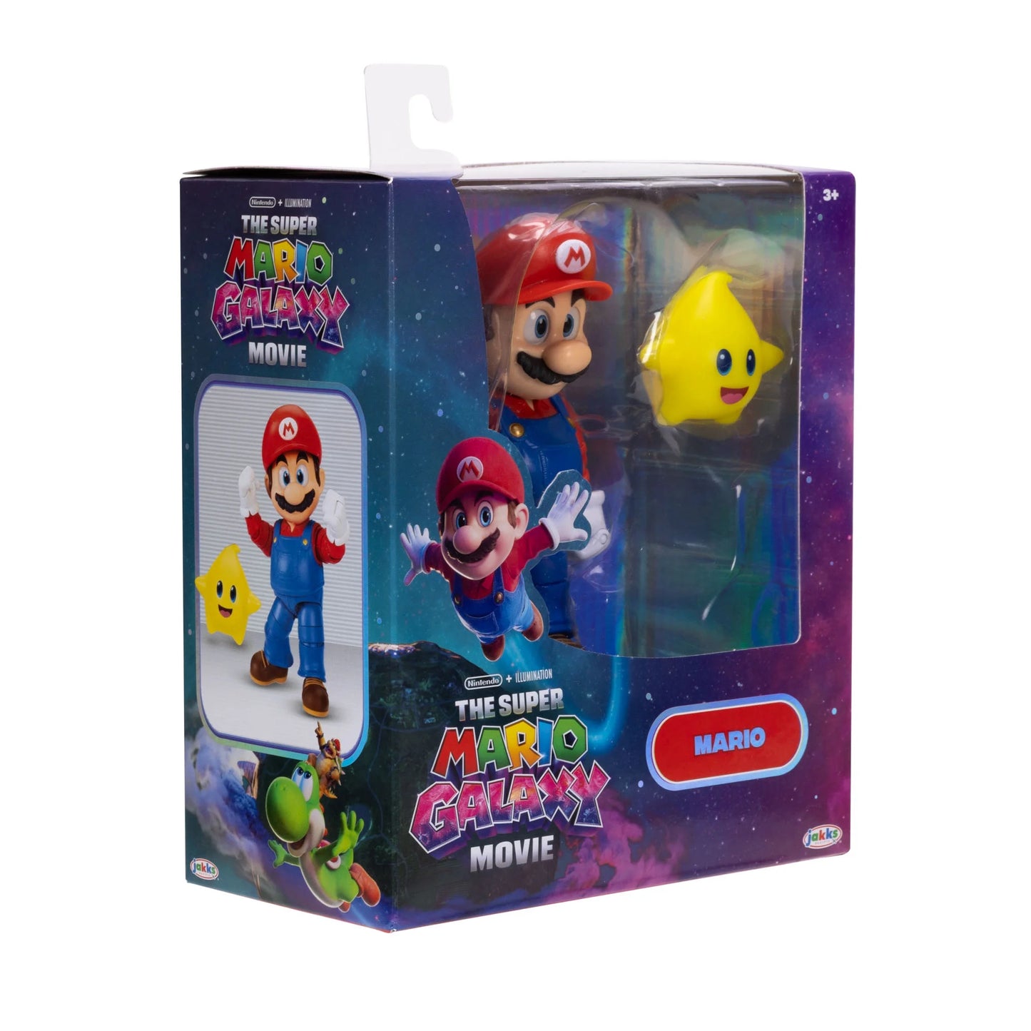 Jakks - The Super Mario Galaxy Movie - Mario Figure with Luma Star Accessory