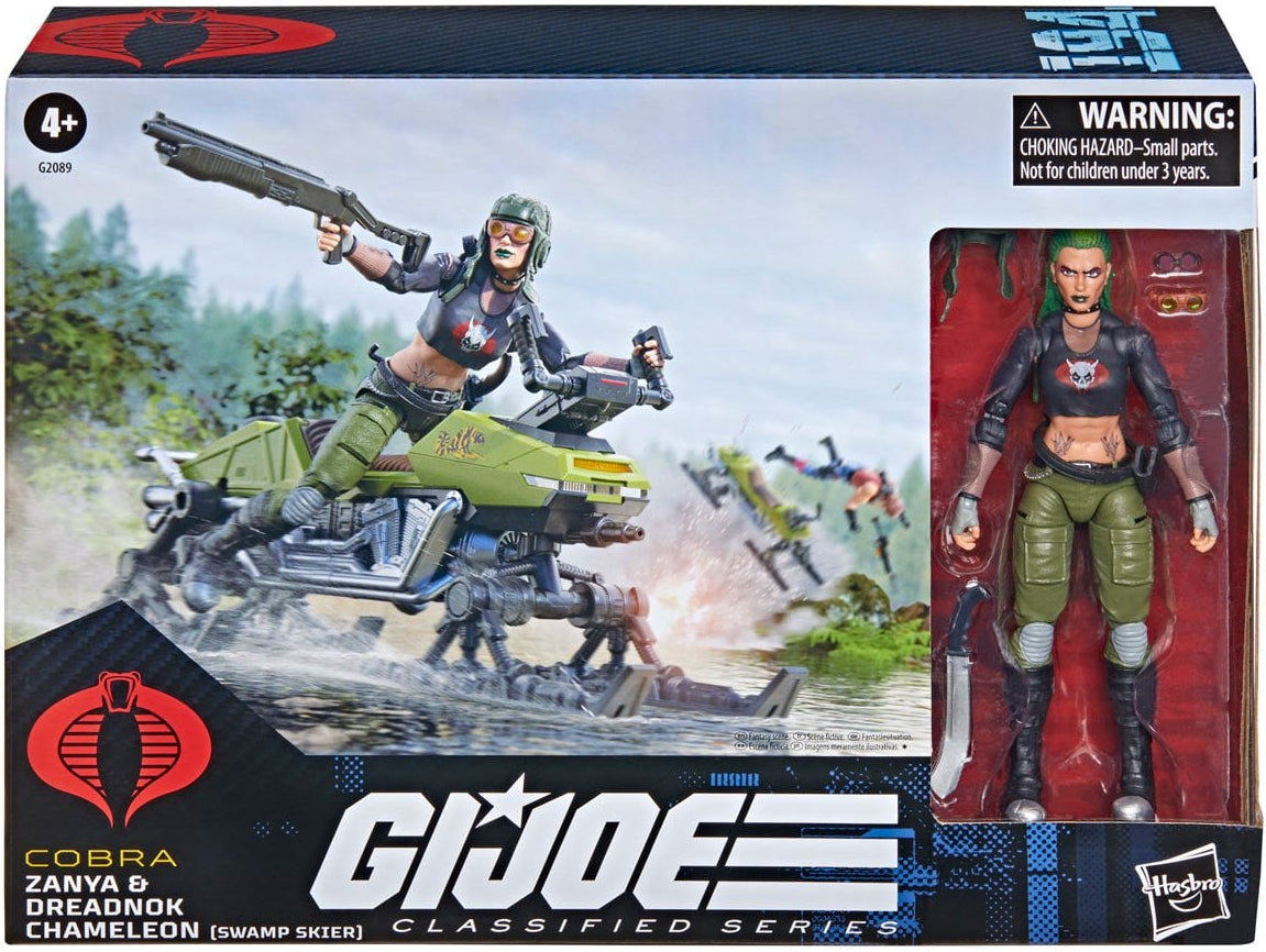 G.I. Joe - Classified Series - Zanya and Dreadnok Chameleon - #194 (Swamp Skier)