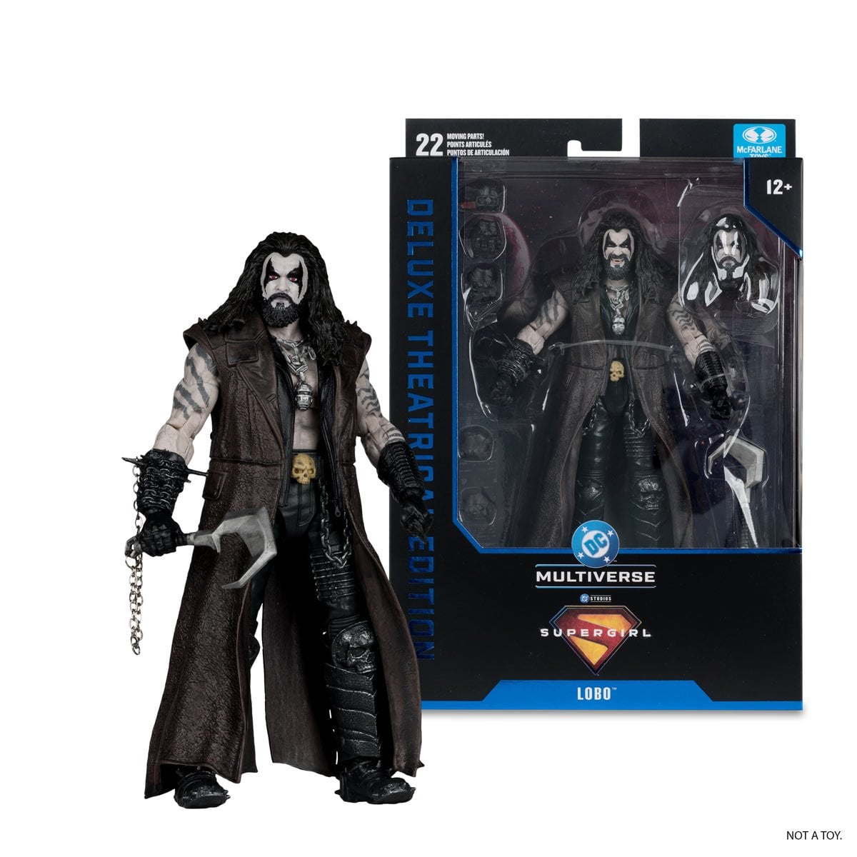 DC Multiverse - Deluxe Theatrical Edition - Super Girl Movie - Lobo - 7 Inch Action Figure