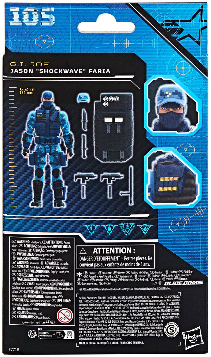 G.I. Joe Classified Series Jason Shockwave Faria 6-Inch Action Figure