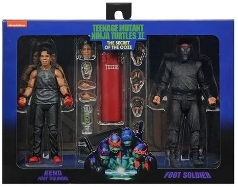 NECA TMNT 2: Secret of the Ooze - Foot Training Keno & Ooze Foot Soldier