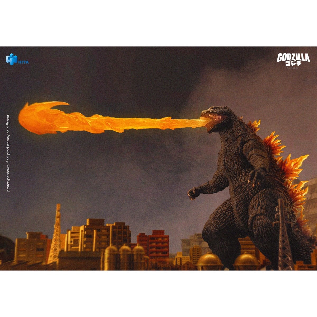 Hiya - Godzilla 2000: Millennium 1999 - Godzilla Heat Ray - Exquisite Basic Action Figure