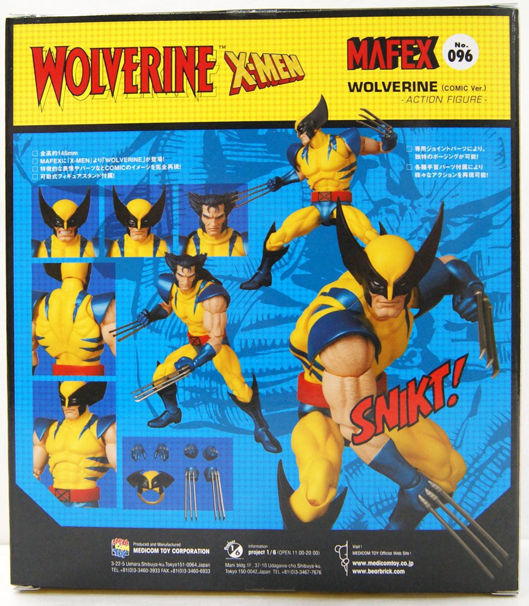 Mafex - X-Men - Wolverine - Comic Version - No. 096 - Action Figure