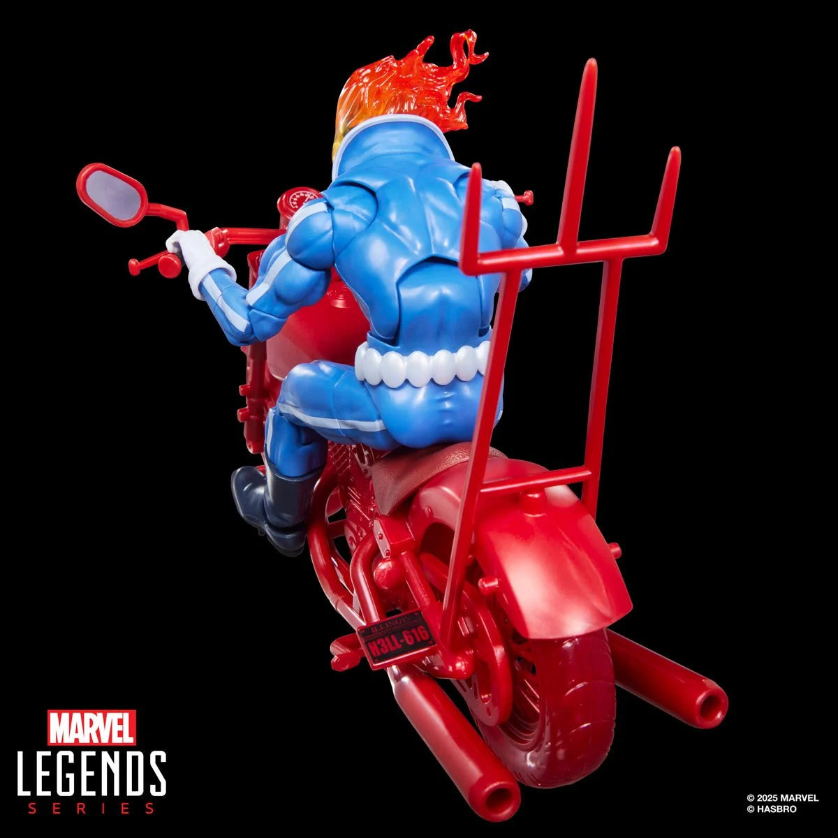 Marvel Legends - Ghost Rider - Johnny Blaze - 6 Inch Action Figure with Motorcycle
