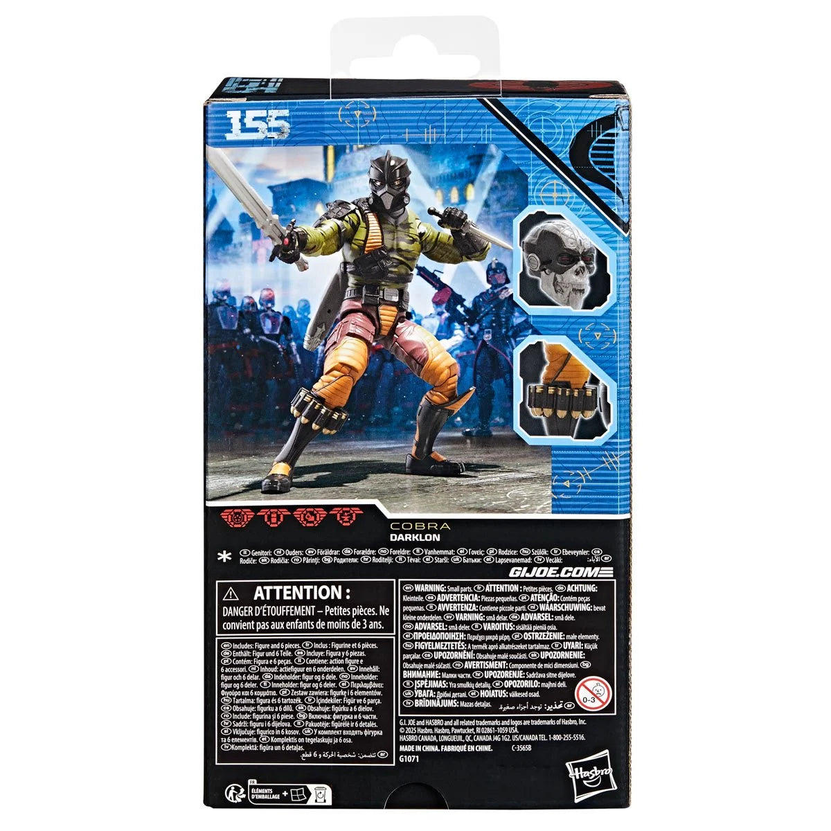 G.I. Joe -  Classified Series -  Darklon - 6-Inch Action Figure