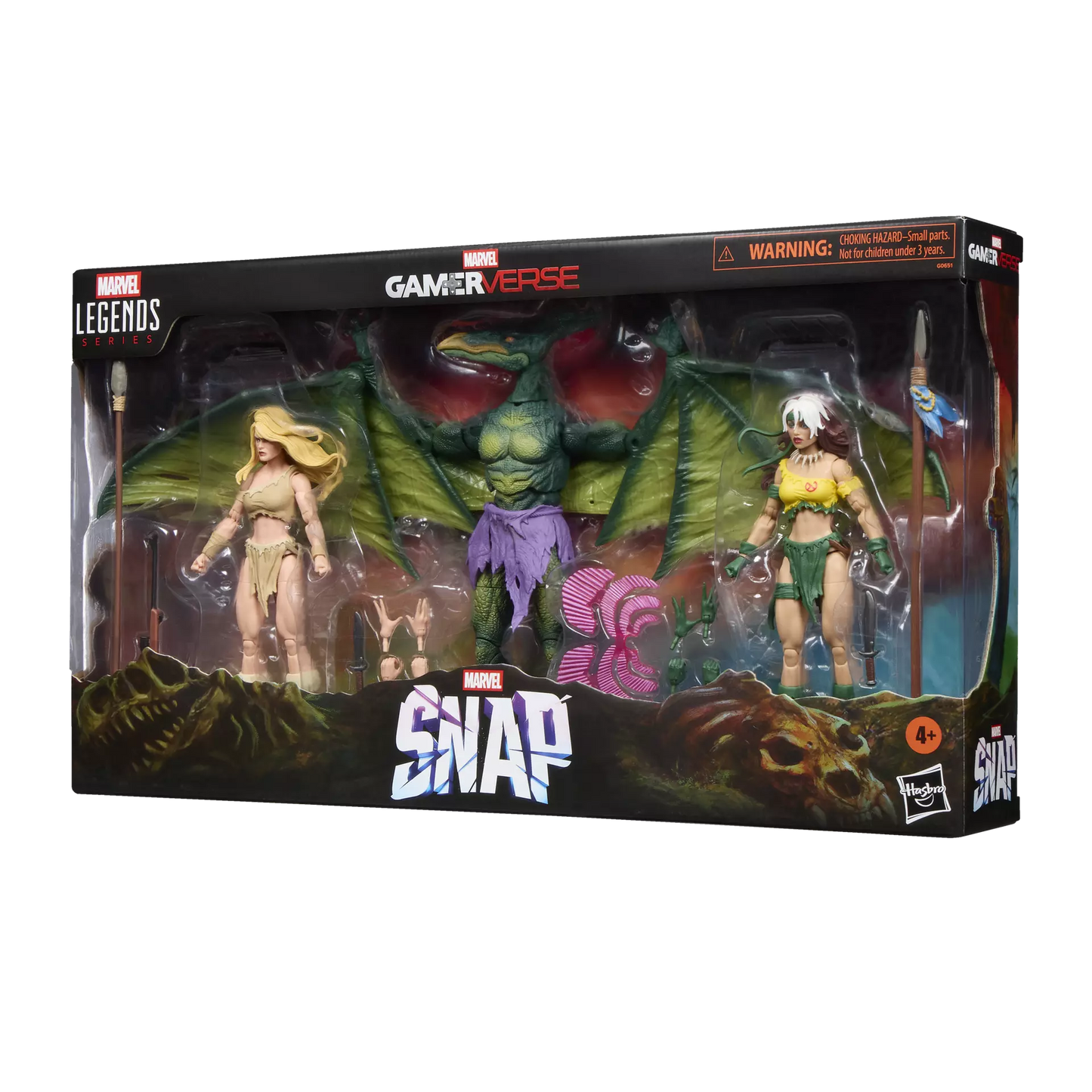 Marvel Legends - Gamerverse -  SNAP -  Savage Land 3-Pack