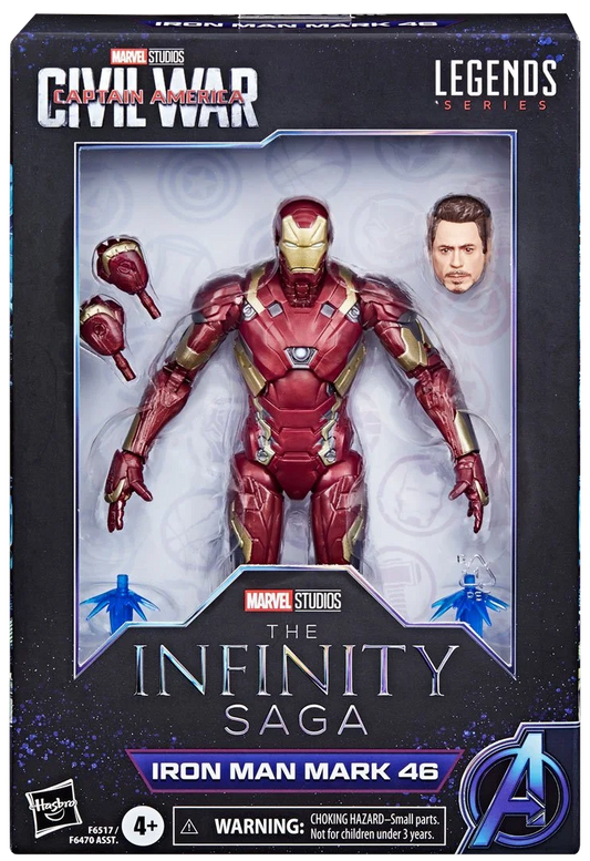 Captain America: Civil War Marvel Legends Iron Man Mark 46 6-Inch Action Figure