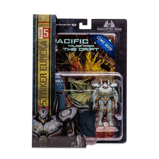 Pacific Rim Jaeger Wave 1 Striker Eureka 4-Inch Scale Action Figure with Comic Book