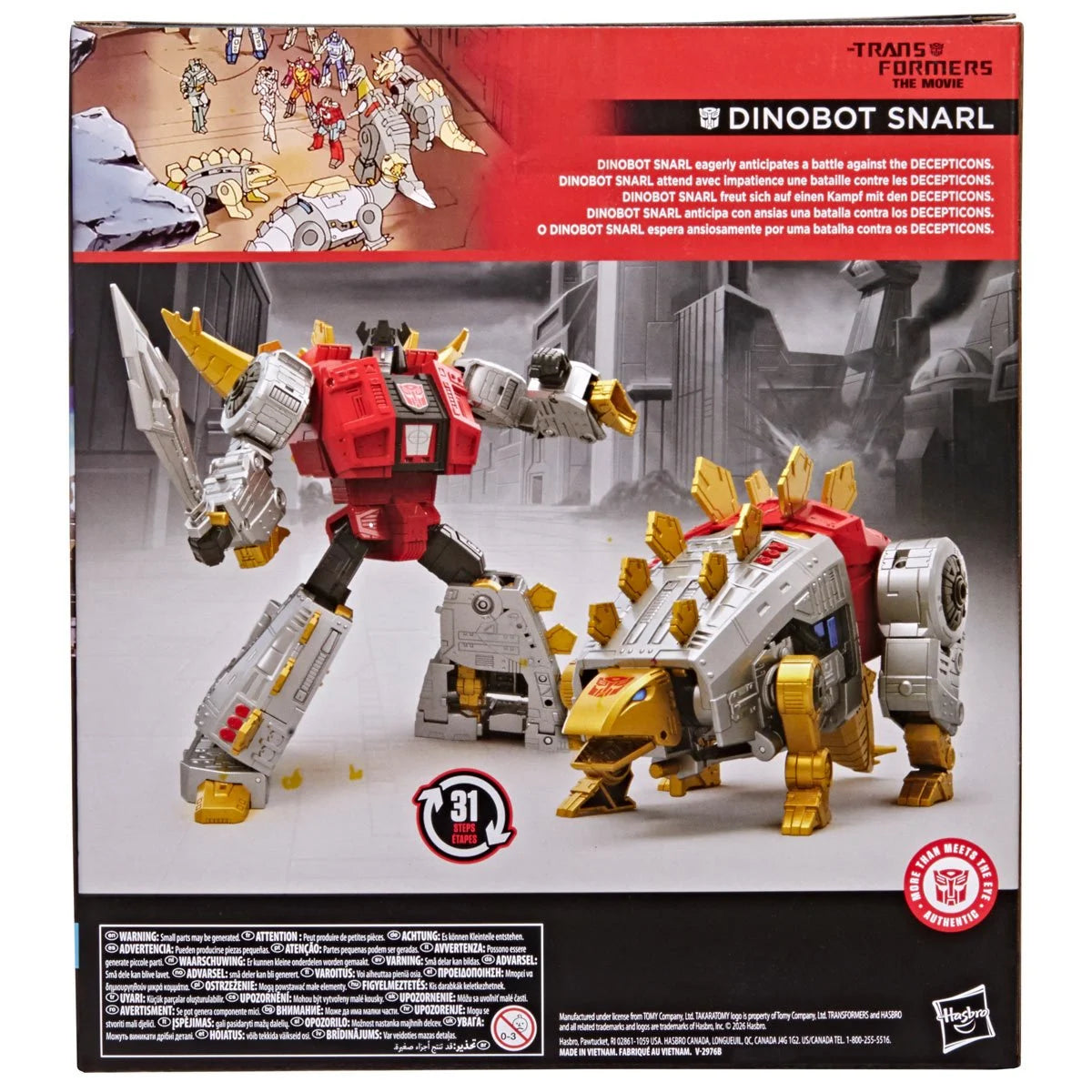 Transformers -Studio Series 86 - Transformers: The Movie - Snarl