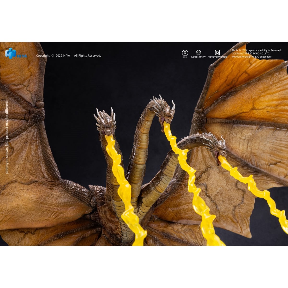 Hiya - King of the Monsters King Ghidorah 2.0 Exquisite Basic Series Action Figure