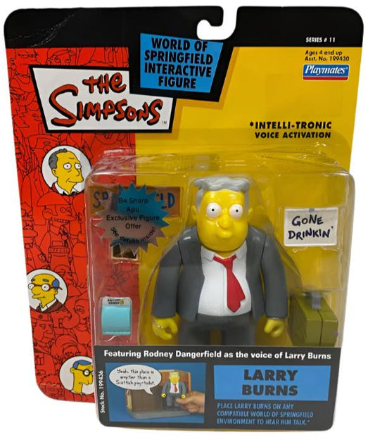 The Simpsons World Of Springfield Larry Burns Action Figure