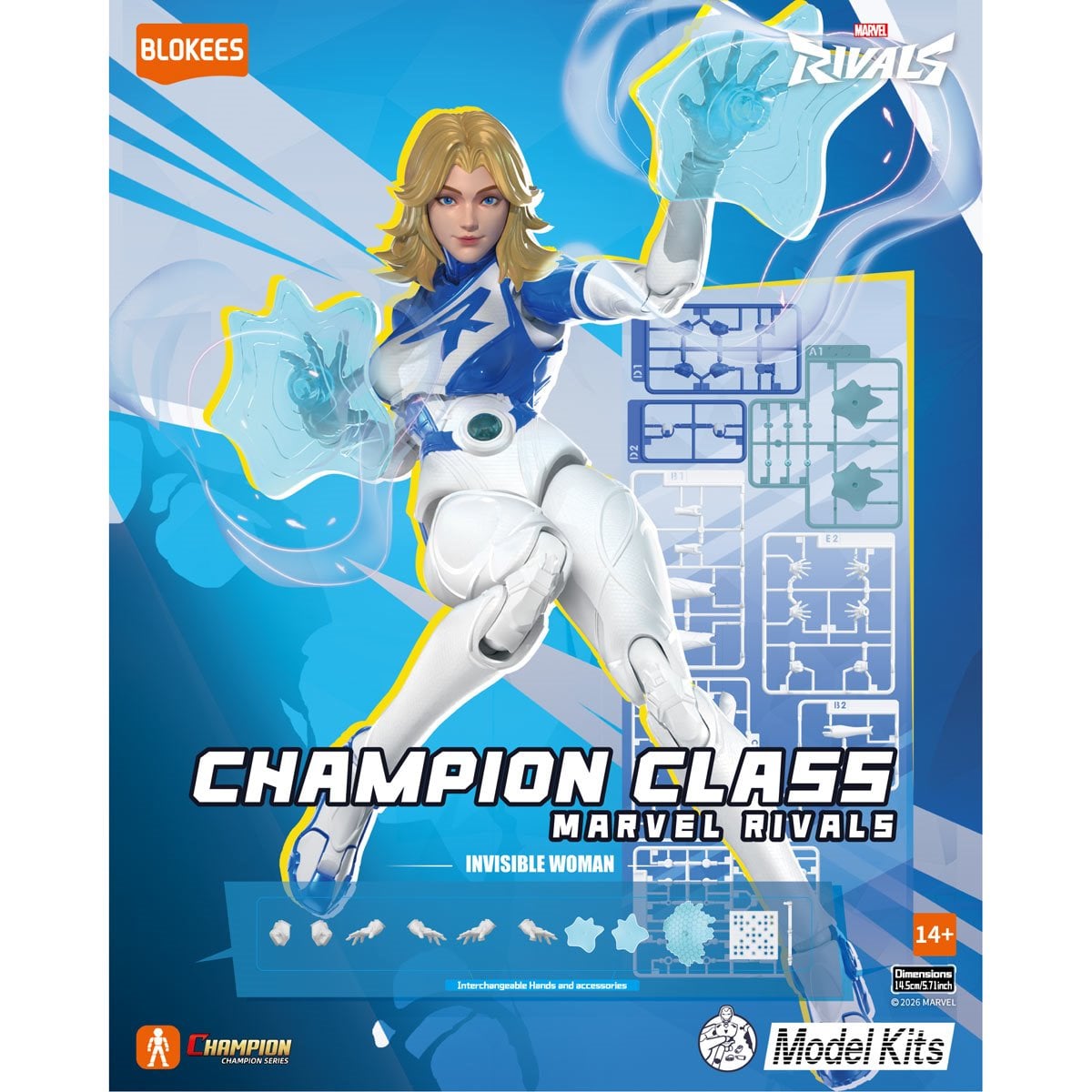 Blokees - Marvel Rivals - Fantasti Four - Invisible Woman - Champion Class Model Kit