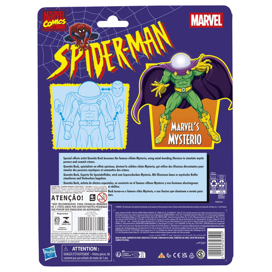 Marvel Legends - Retro Spider-Man - Marvel's Mysterio - Walmart Exclusive