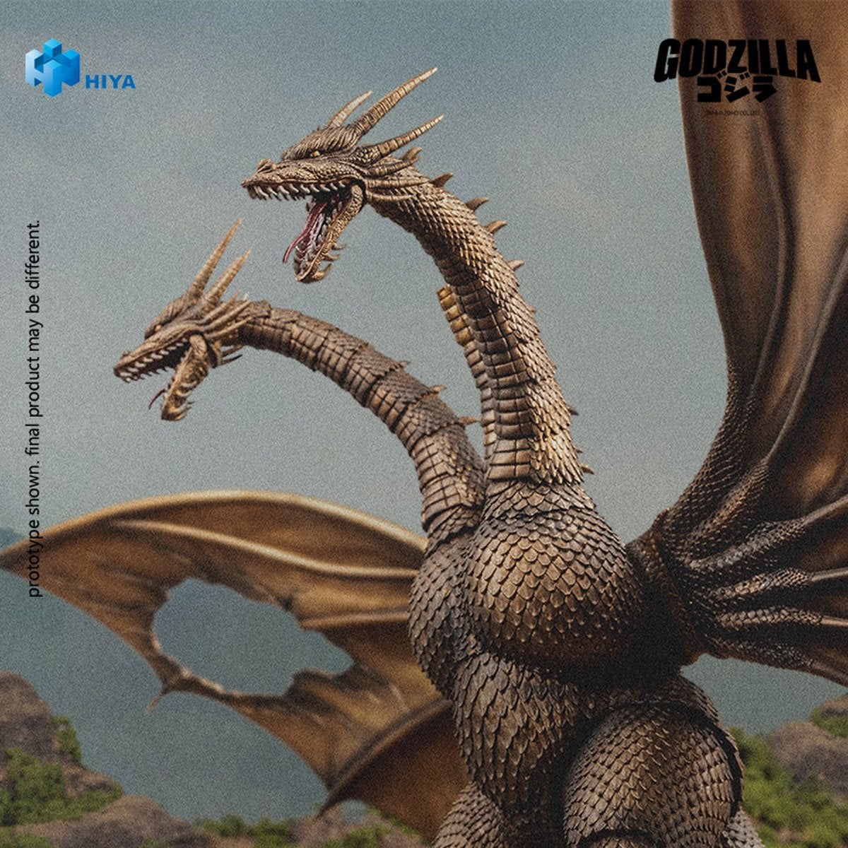 Hiya - Godzilla vs. King Ghidorah 1991 King Ghidorah Battle Damaged Exquisite Basic Figure