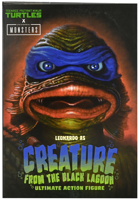 NECA - Universal Monsters/Teenage Mutant Ninja Turtle – Ultimate Leonardo as the Creature