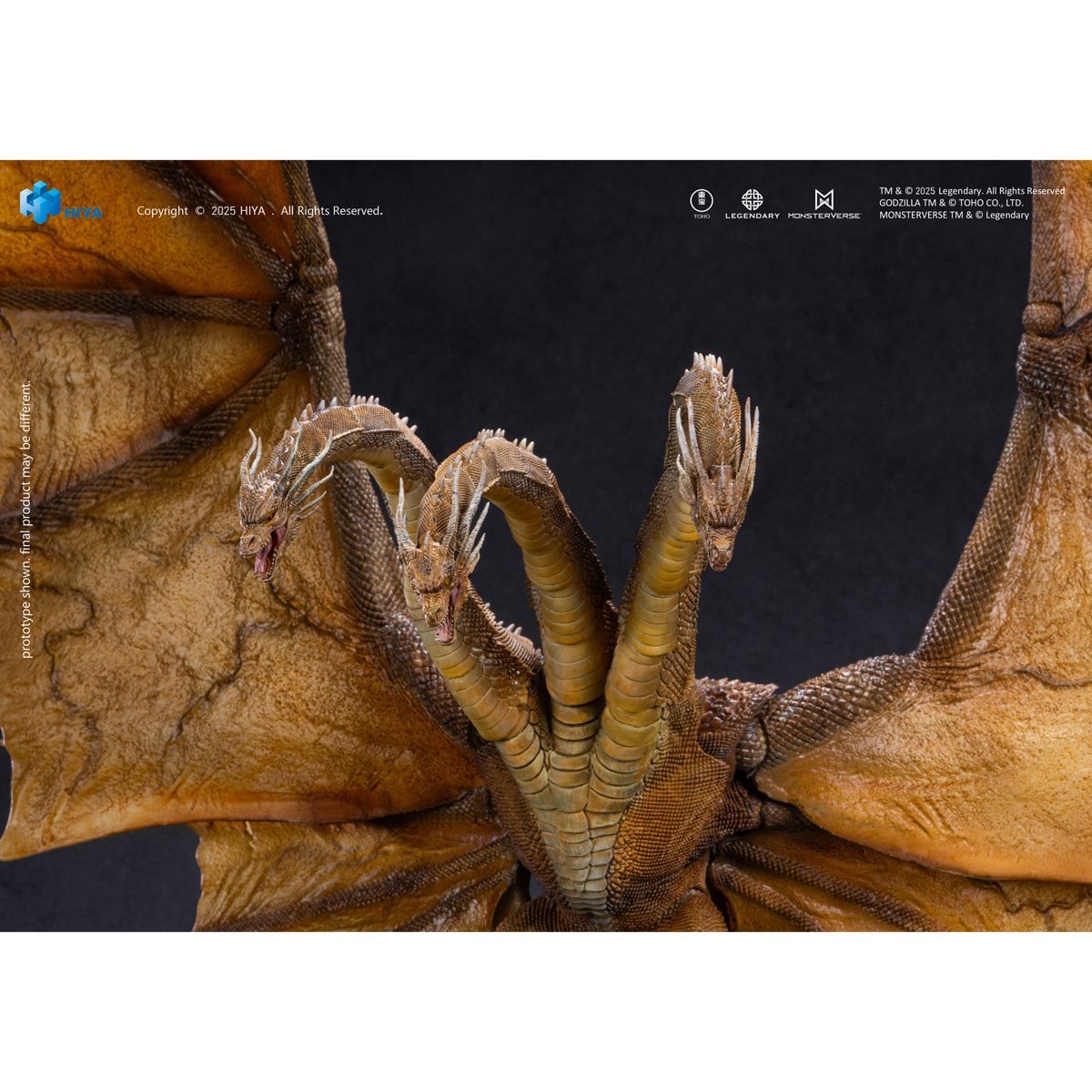 Hiya - King of the Monsters King Ghidorah 2.0 Exquisite Basic Series Action Figure