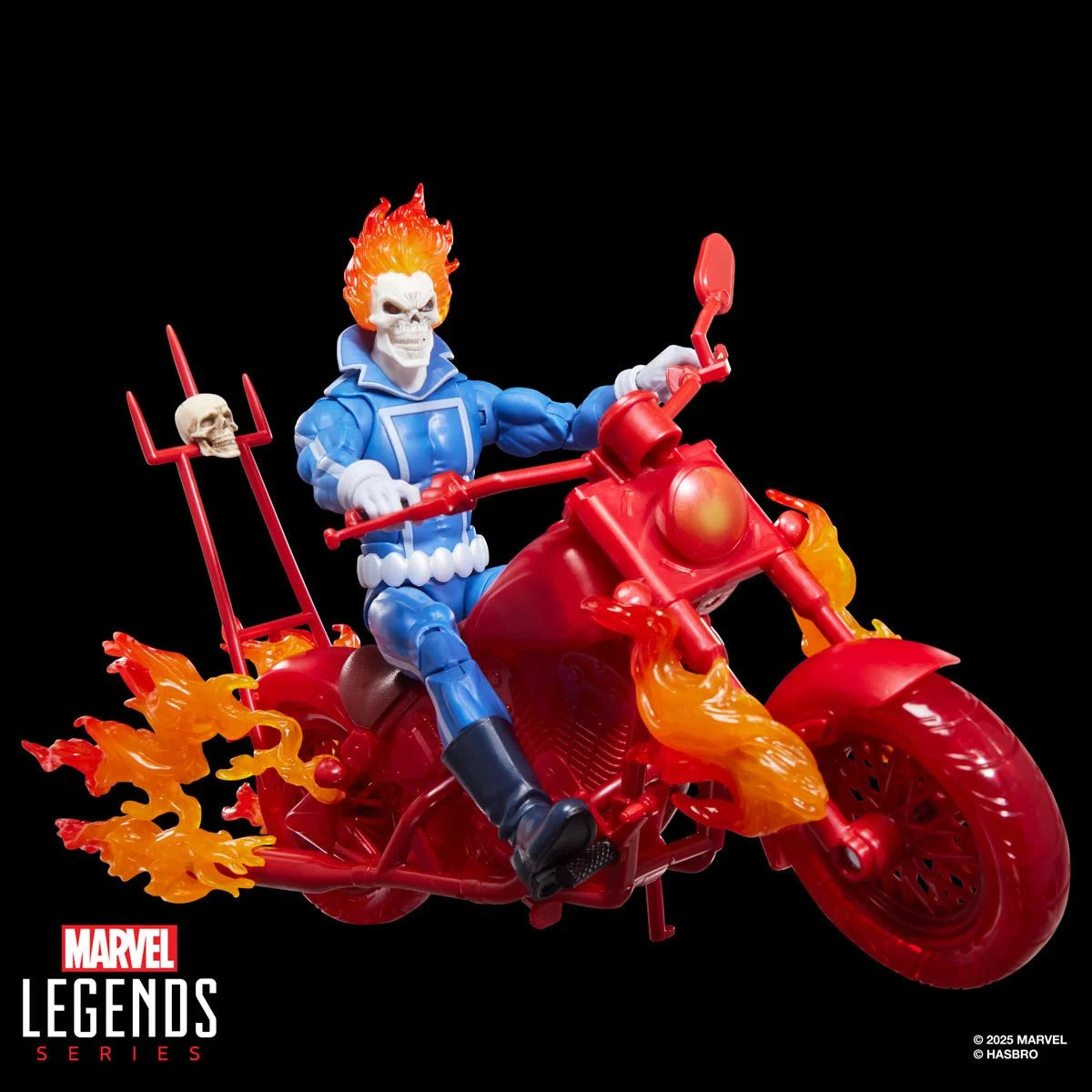 Marvel Legends - Ghost Rider - Johnny Blaze - 6 Inch Action Figure with Motorcycle