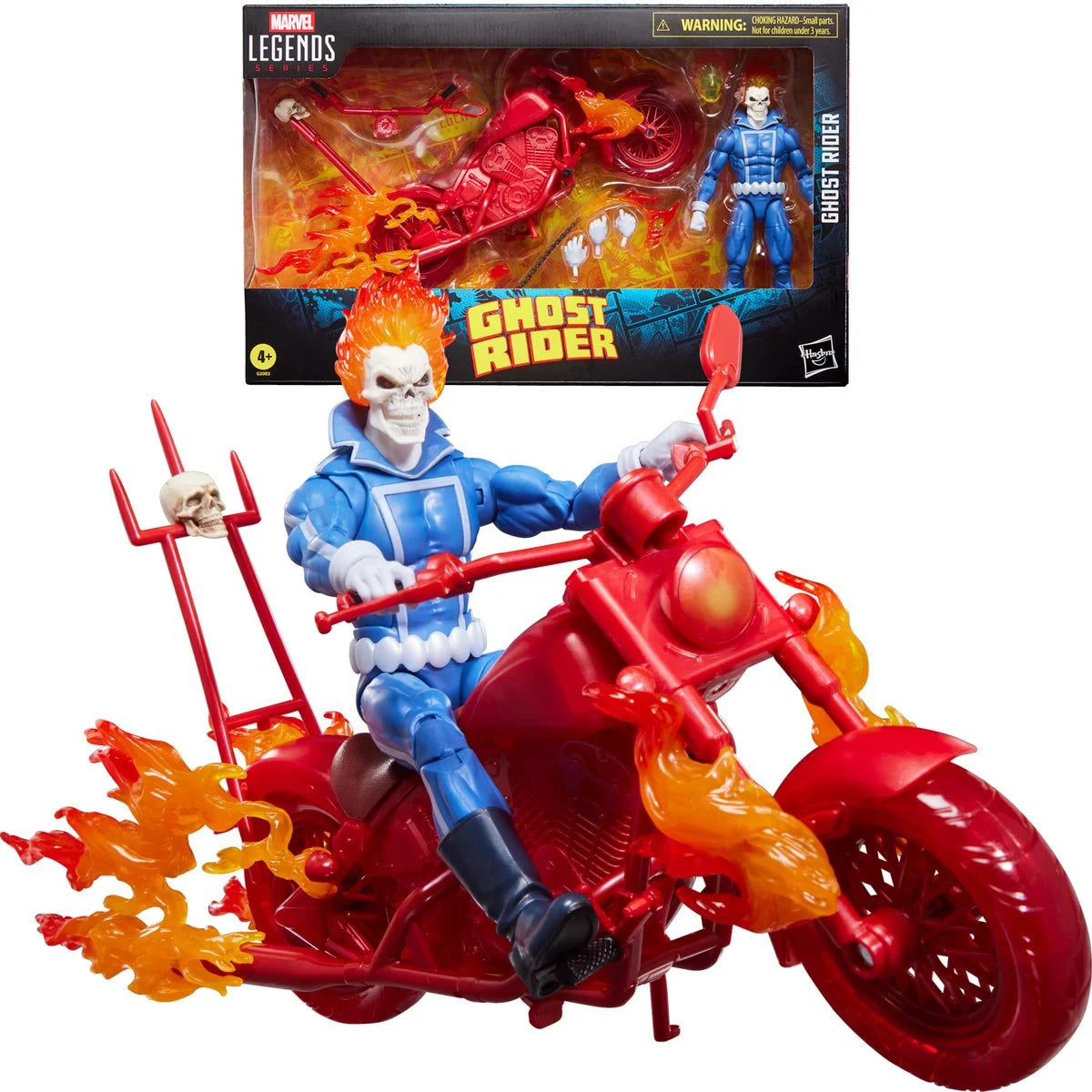 Marvel Legends - Ghost Rider - Johnny Blaze - 6 Inch Action Figure with Motorcycle