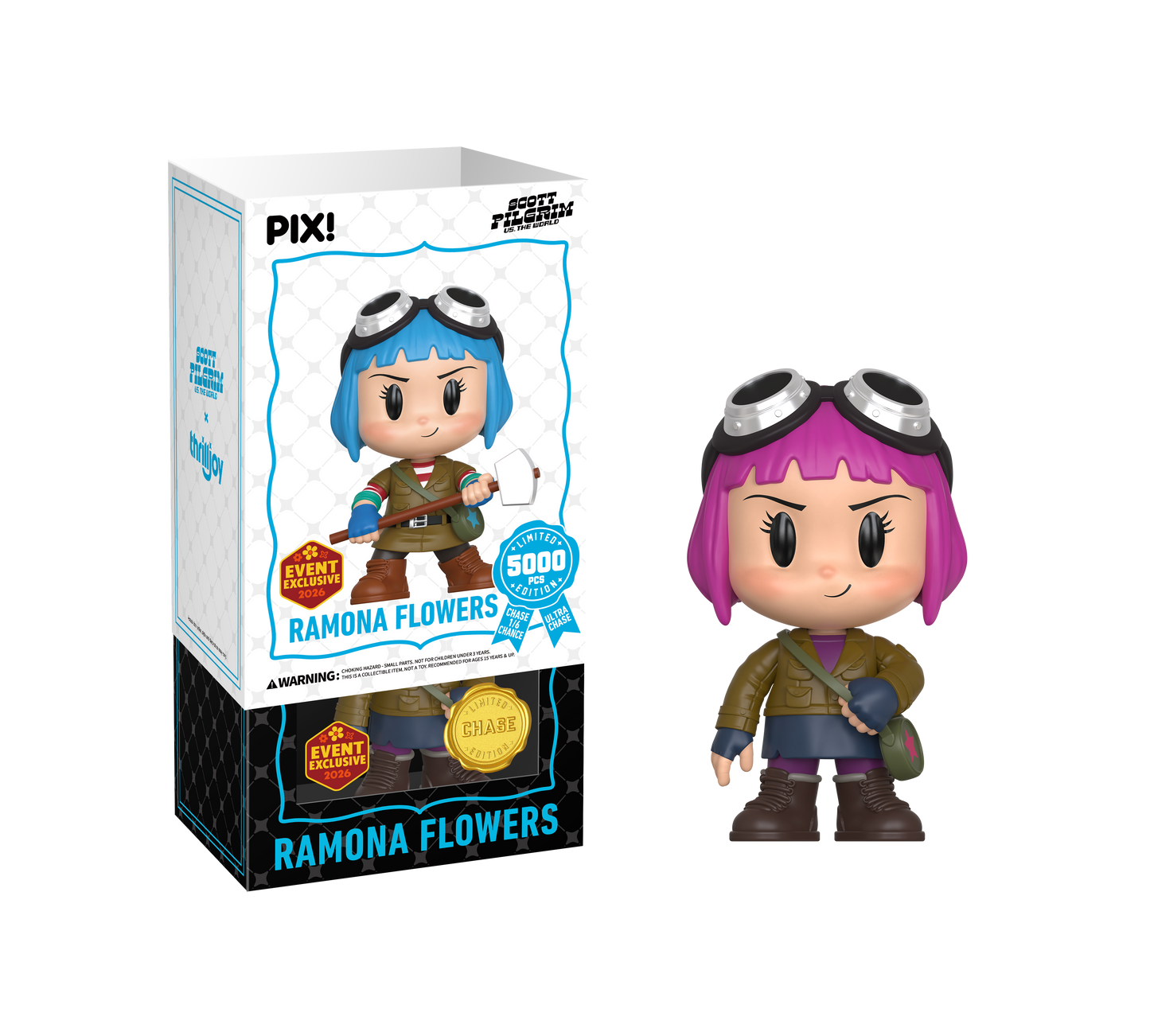 ThrillJoy - PIX! - Scott Pilgrem - Ramona Flowers - Vinyl Figure