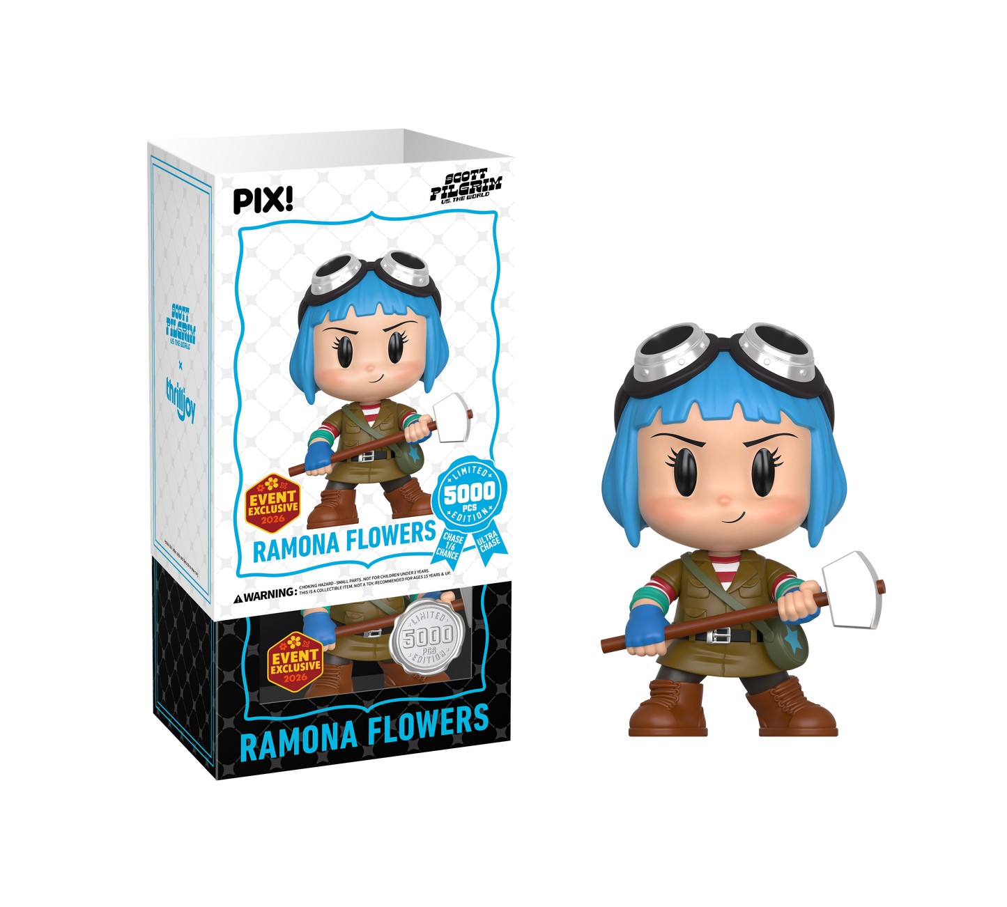 ThrillJoy - PIX! - Scott Pilgrem - Ramona Flowers - Vinyl Figure