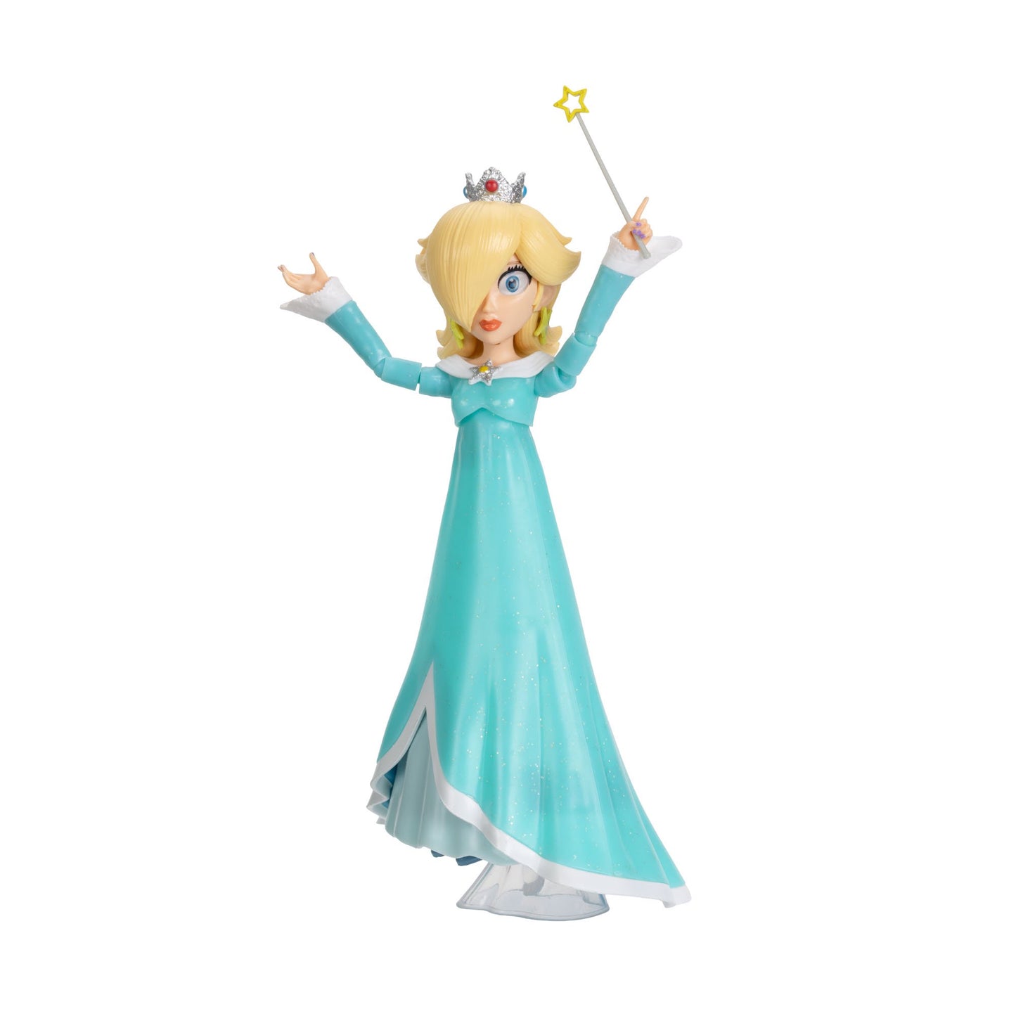 Jakks - The Super Mario Galaxy Movie - Rosalina Figure with Wand and Stand Accessories