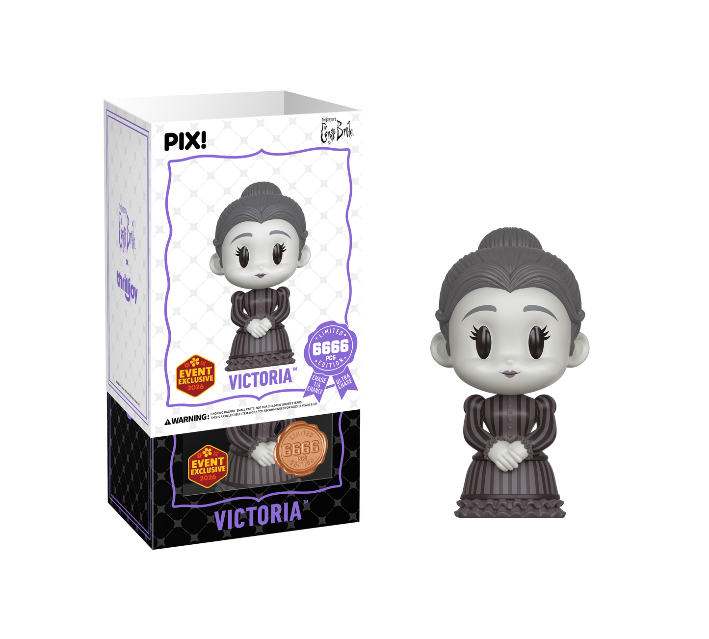 ThrillJoy - PIX! - Corpse Bride - Victoria Ever- Vinyl Figure