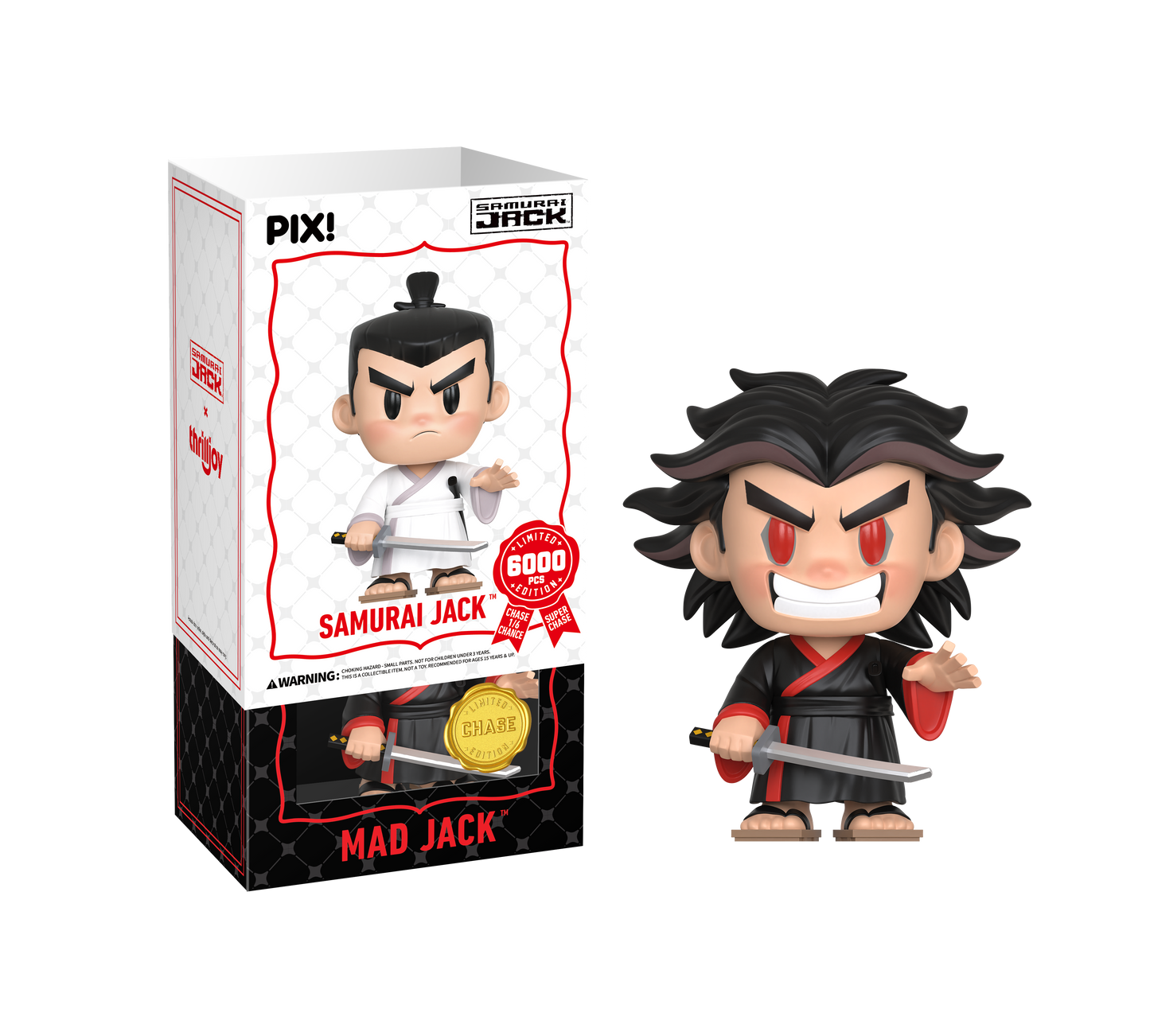 ThrillJoy - PIX! - Samurai Jack - Jack - Vinyl Figure