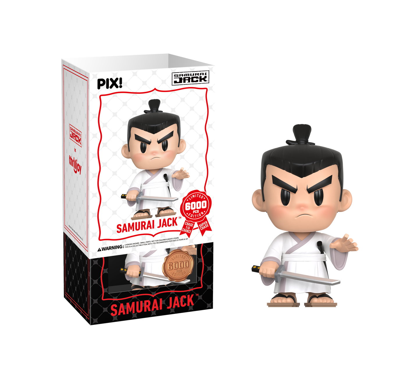 ThrillJoy - PIX! - Samurai Jack - Jack - Vinyl Figure