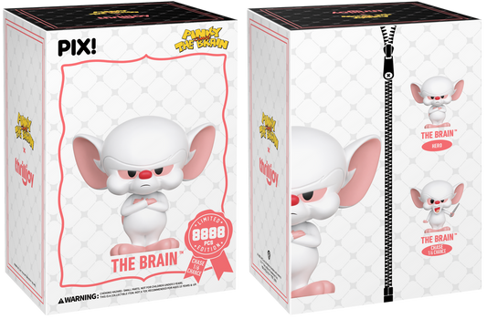 ThrillJoy - PIX! - Pinky and the Brain - The Brian: Pondering World Domination - Vinyl Figure