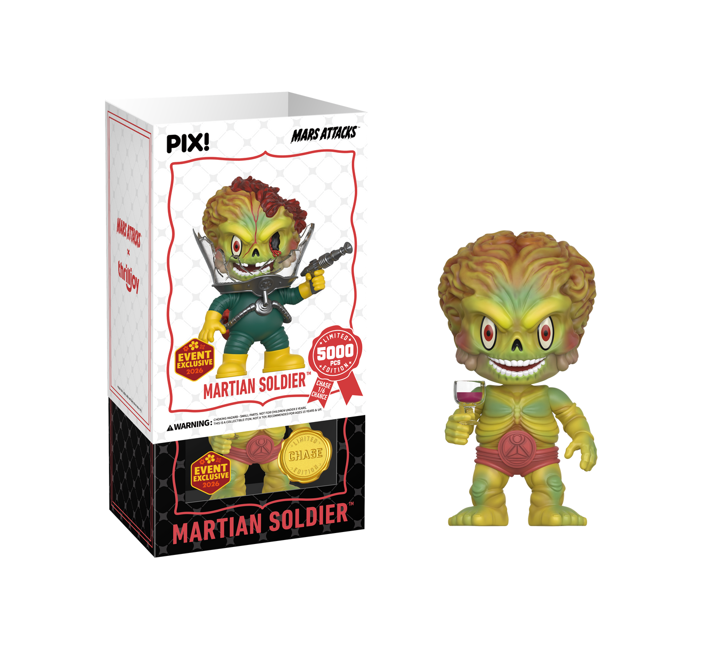 ThrillJoy - PIX! - Mars Attack - Martian Soldier - Blind Boxes